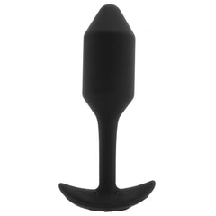 Vibrating Weighted Silicone Snug Plug