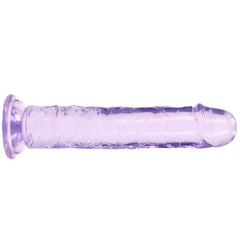 RealRock Crystal Clear Jelly 8 Inch Dildo