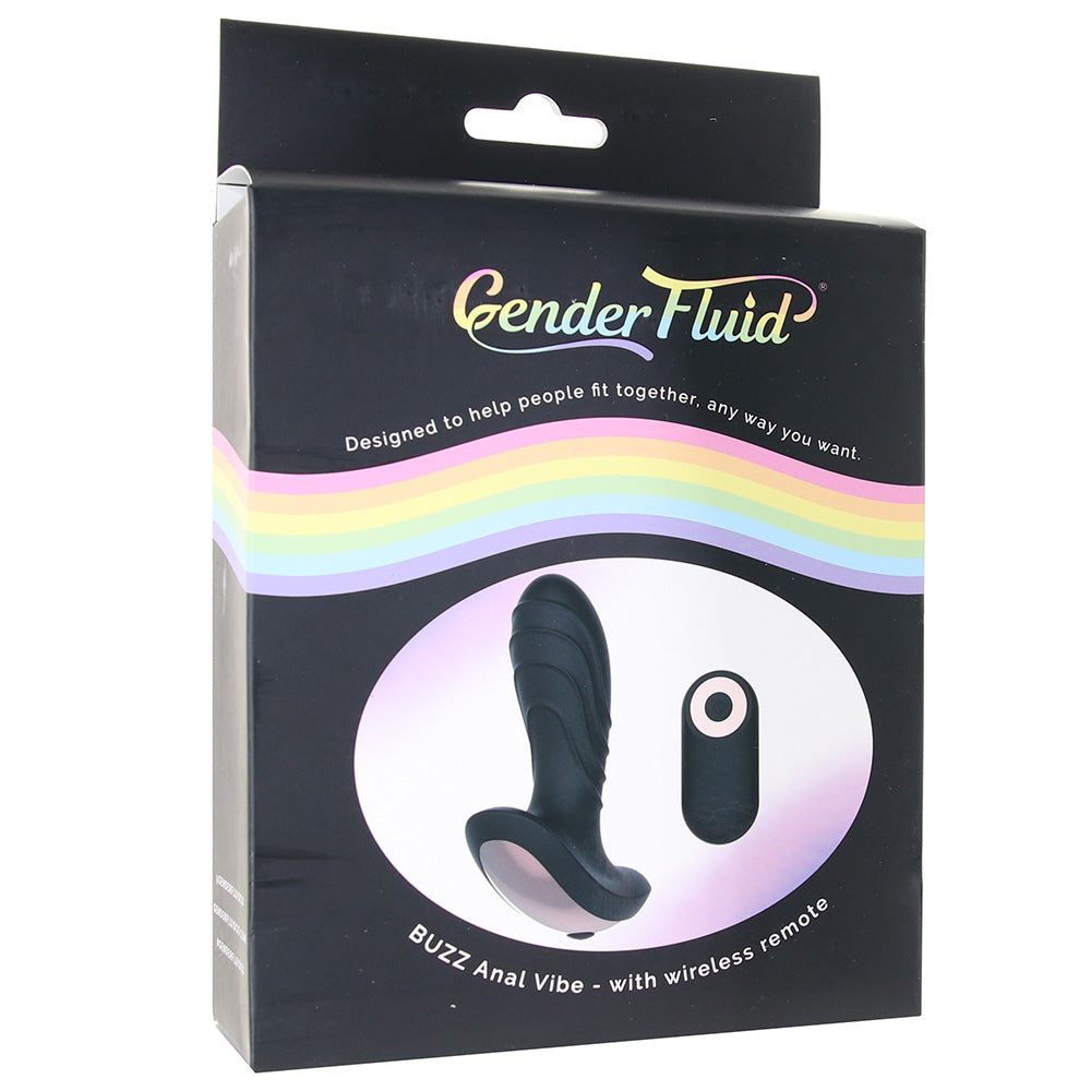 Gender Fluid Buzz Remote Anal Vibe