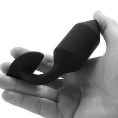Vibrating Weighted Silicone Snug Plug