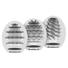 Satisfyer Riffle, Bubble, Fierce Masturbator Egg Set