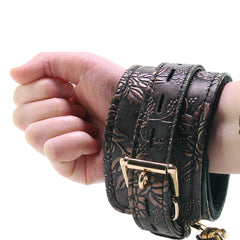 Lockable Lined Wrist Restraint Cuffs