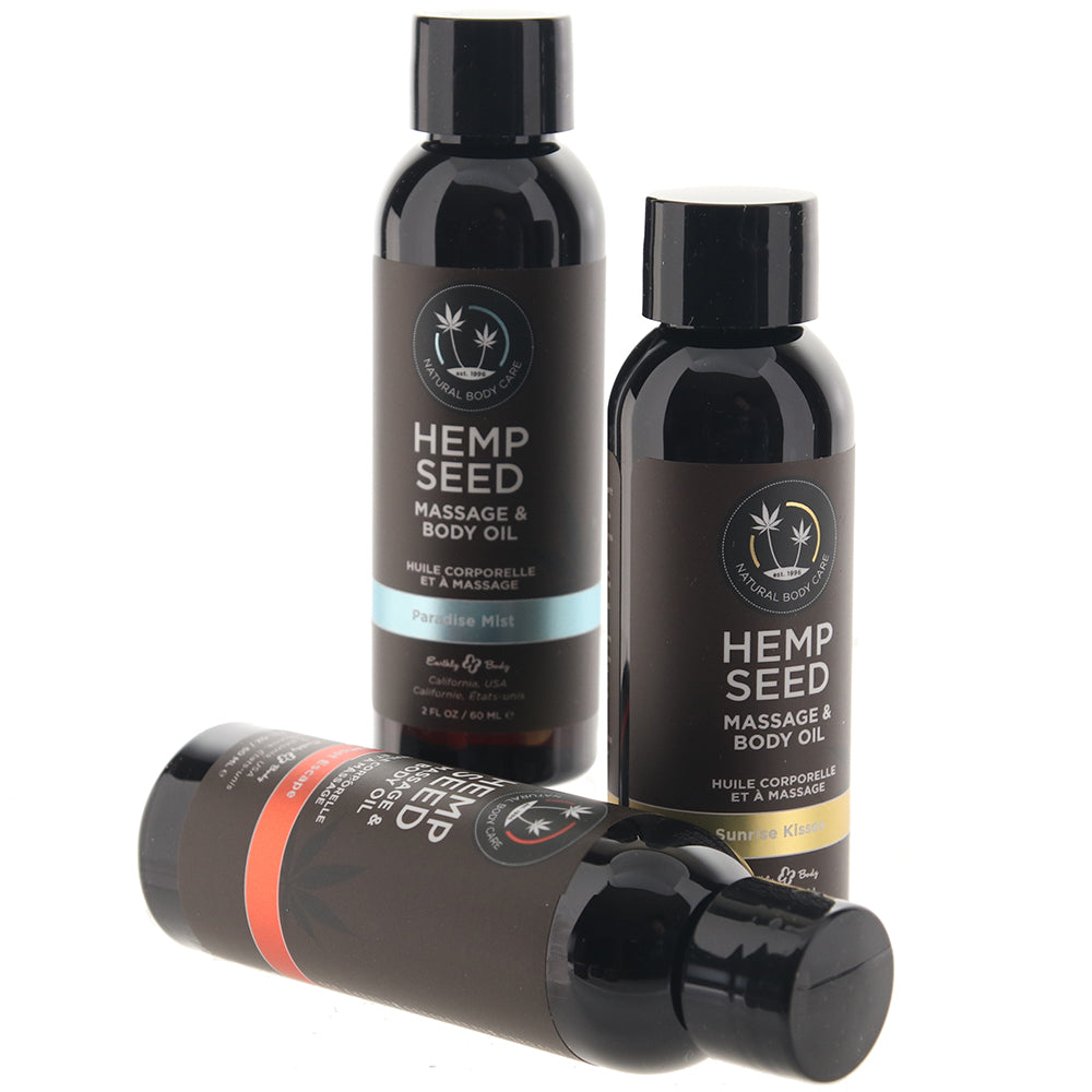Hemp Seed Massage Oil Summer 2023 Gift Set