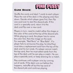 Pink Pussy Card Game