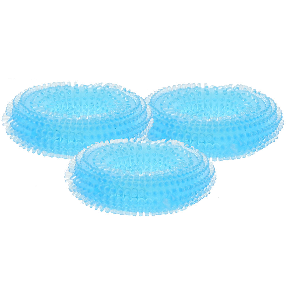 Blue Line Ultra-Stim Cock Ring 3 Pack