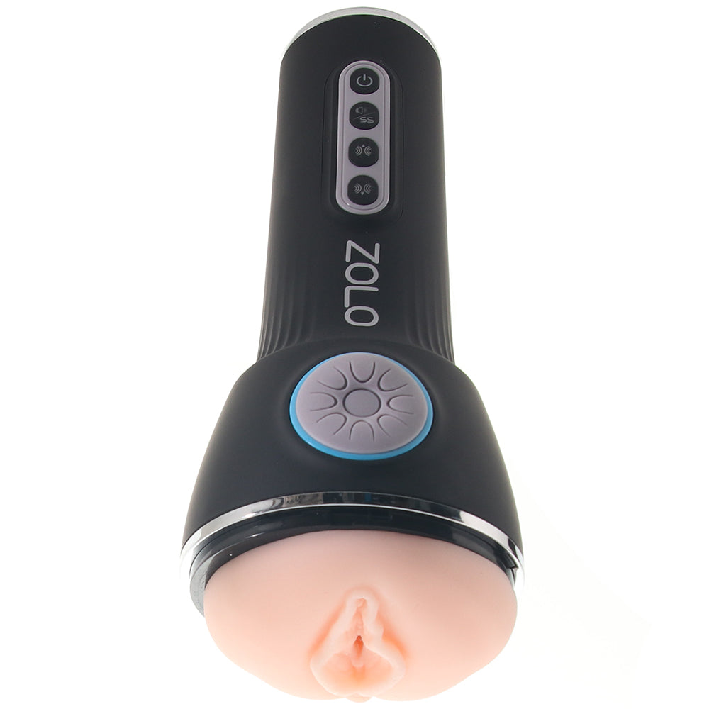 Zolo Power Stroke Vibrating and Squeezing Masturbator