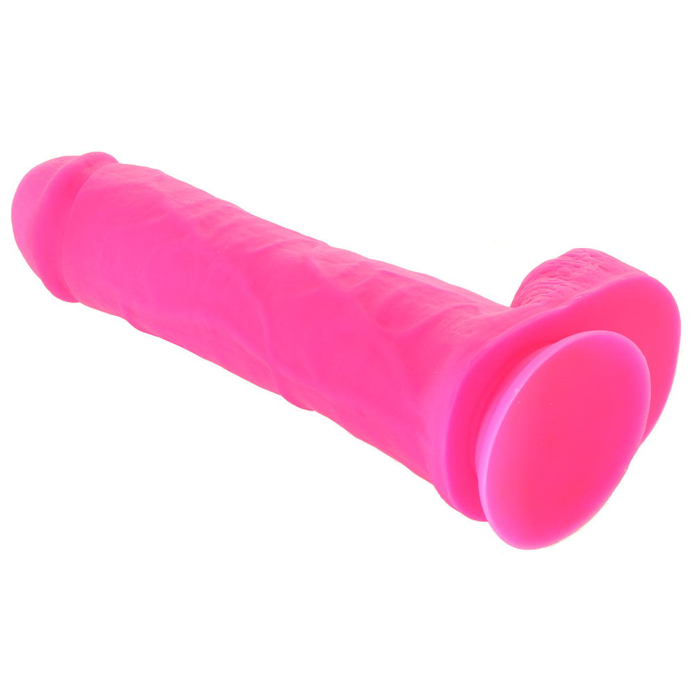 Neo Elite 11 Inch Silicone Ballsy Dildo