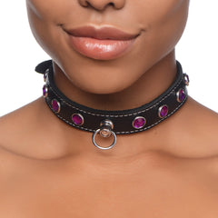 Master Series Fierce Vixen Leather Choker