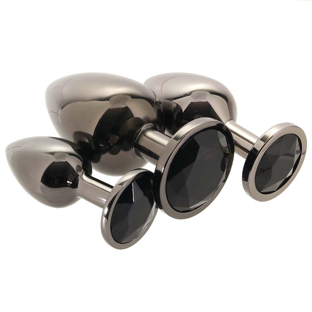 Black Gem Anal Plug Set