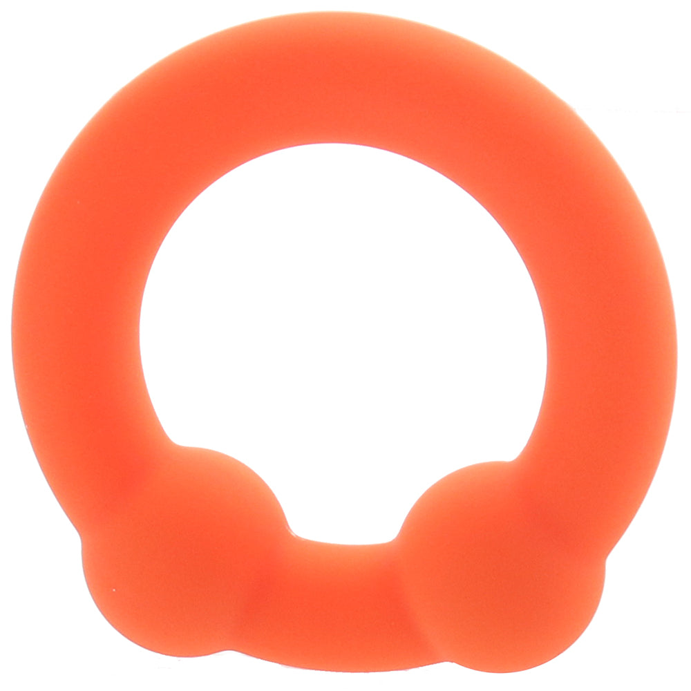 Alpha Liquid Silicone Dual Ball Cock Ring