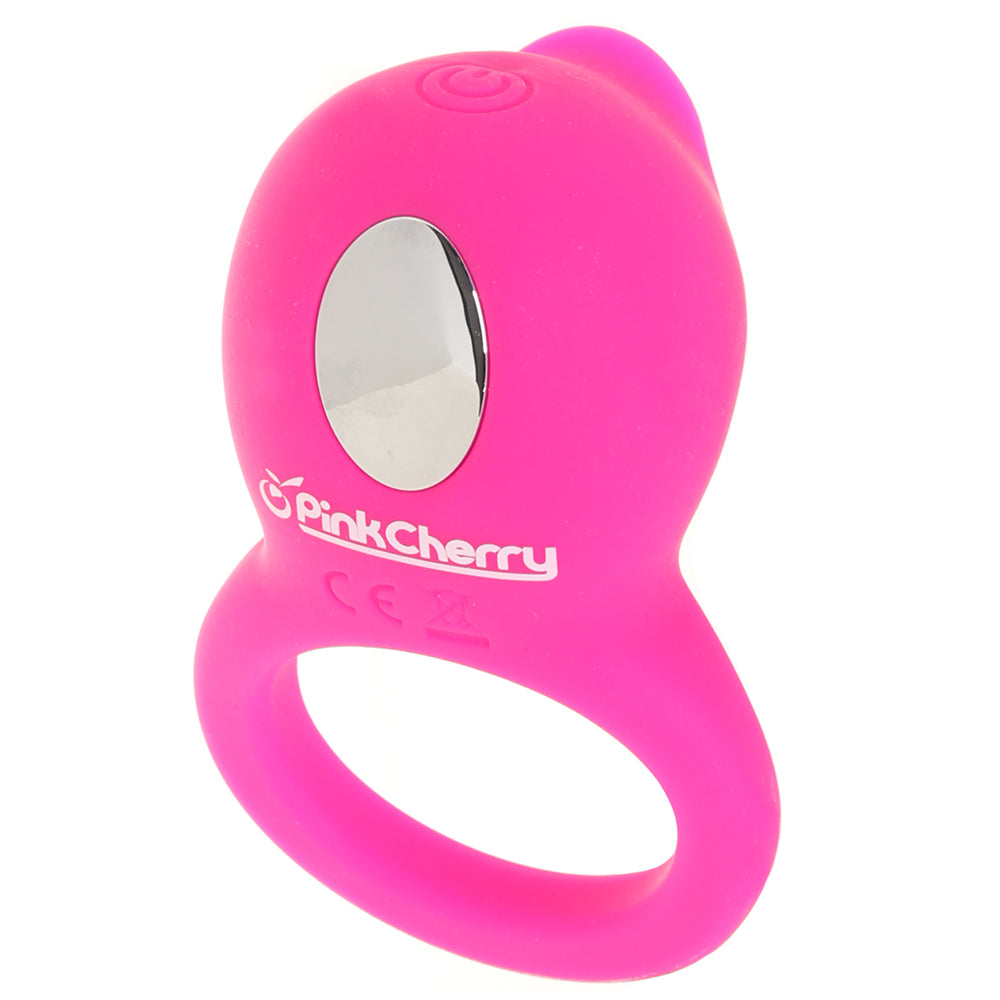 PinkCherry Tickle Tongue Tickler Vibe Ring