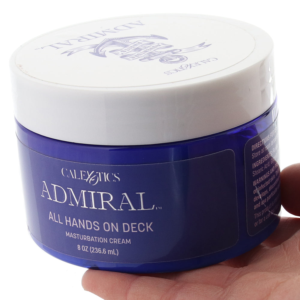 Admiral All Hands On Deck Masturbation Cream 8oz/237ml