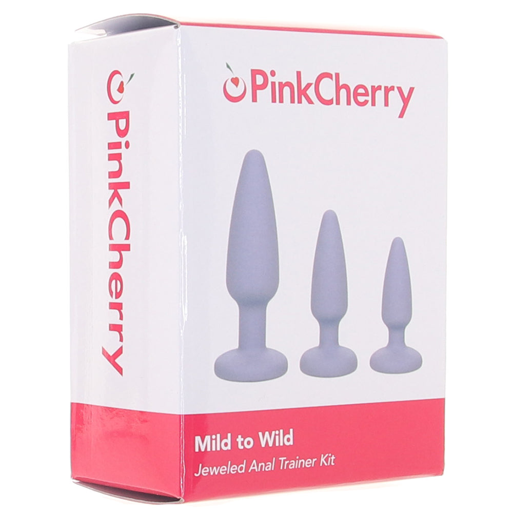 PinkCherry Mild To Wild Jeweled Anal Trainer Kit