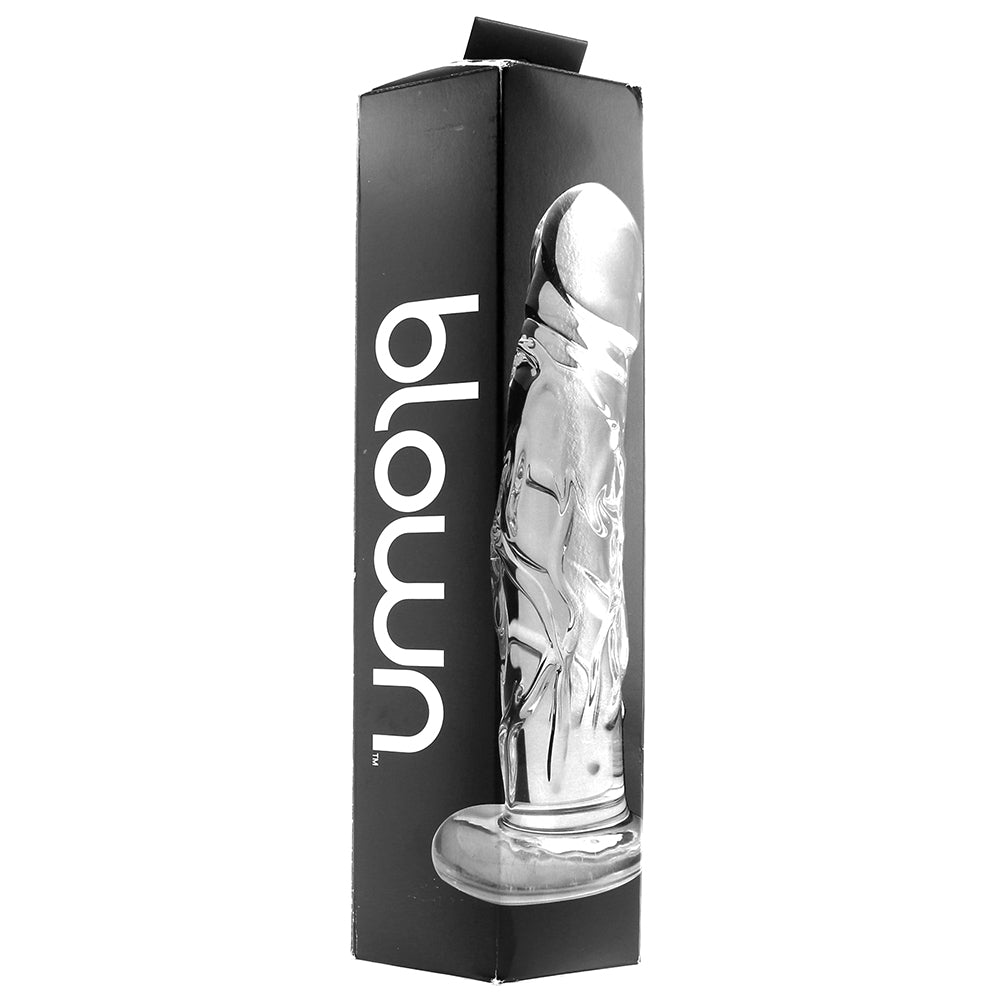 Blown Medium 7 Inch Realistic Glass Dildo