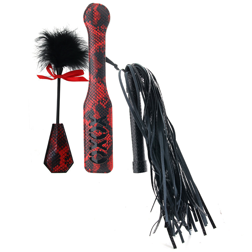 Lovers Kits Whip, Spank & Tickle Set