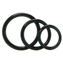 Silicone 3 Ring Stamina Cock Ring Set