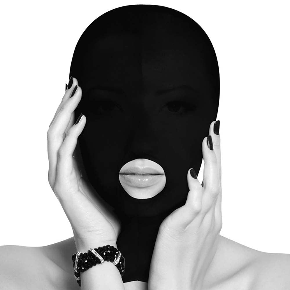 Black & White Open Mouth Submission Mask