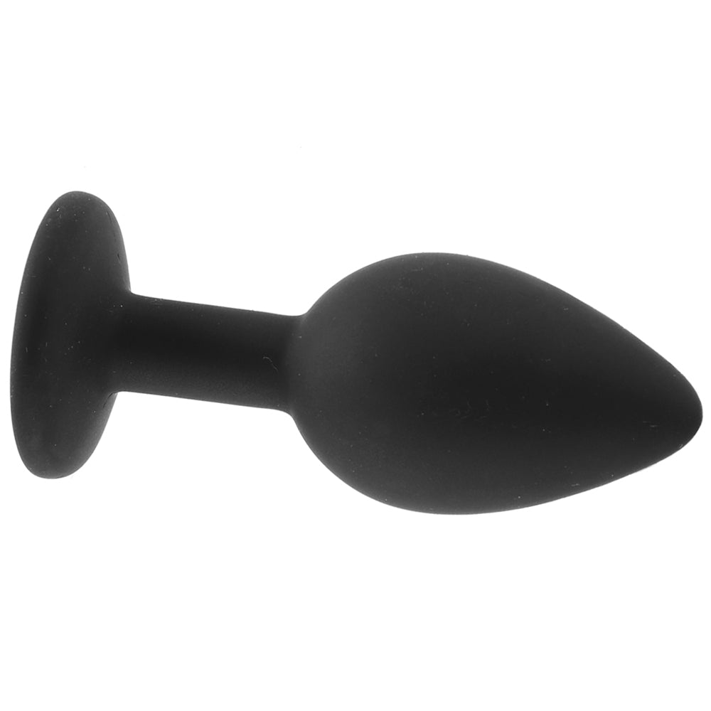 Regular Diamond Silicone Butt Plug