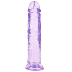 RealRock Crystal Clear Jelly 8 Inch Dildo