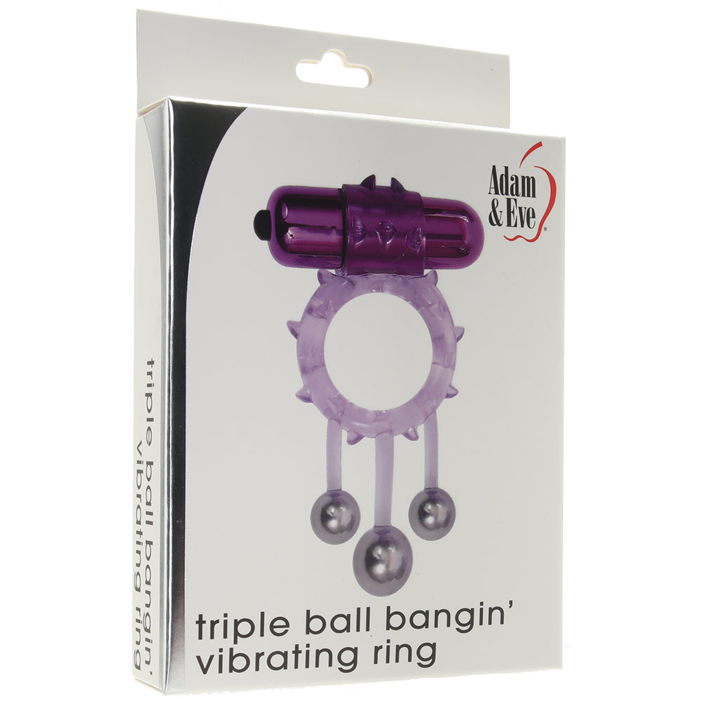 Triple Ball Bangin' Vibrating Ring