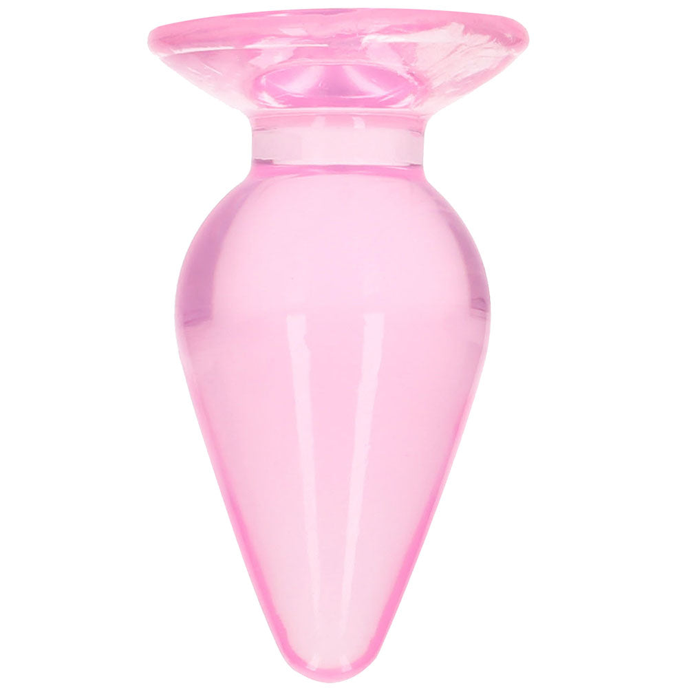 RealRock Crystal Clear Jelly 4.5 Inch Butt Plug