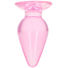 RealRock Crystal Clear Jelly 4.5 Inch Butt Plug