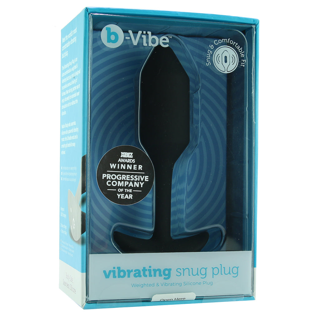 Vibrating Weighted Silicone Snug Plug