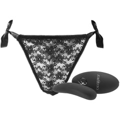 Remote Control Lace Thong & Vibe Set