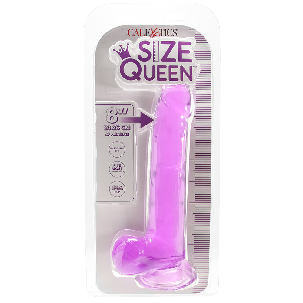 Size Queen 8 Inch Jelly Dildo