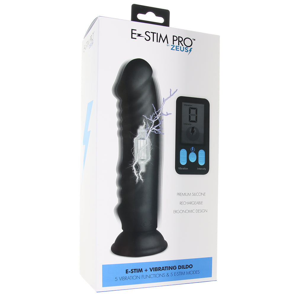 E-Stim Pro Vibrating Dildo