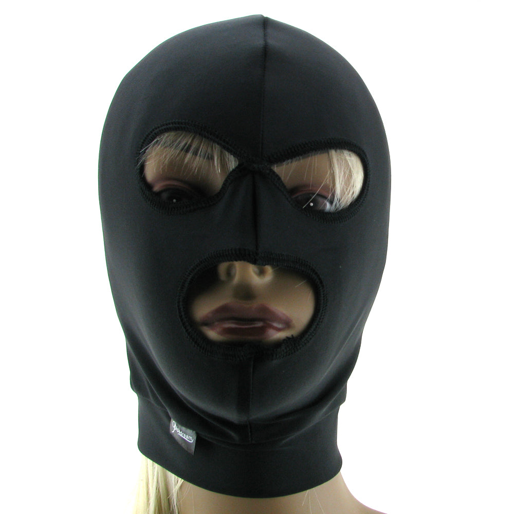 Fetish Fantasy Spandex 3 Hole Hood