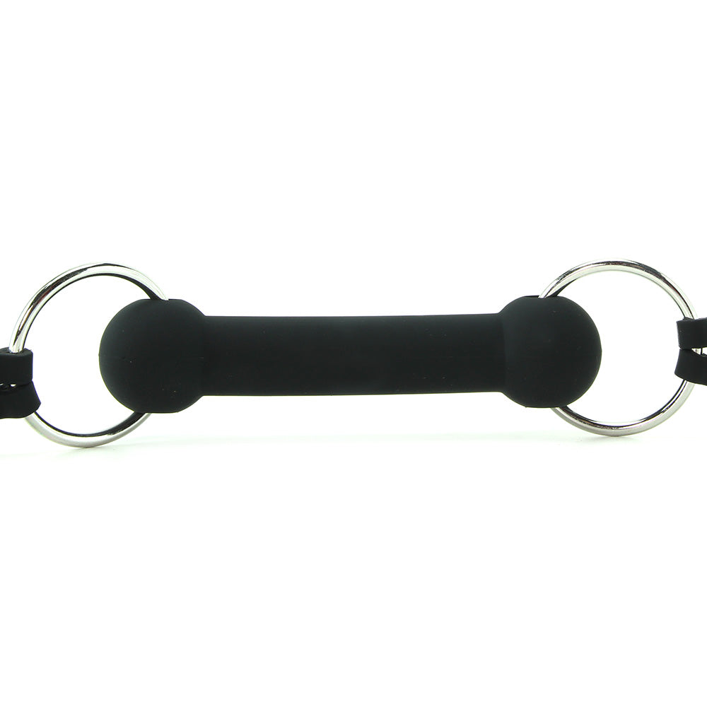 Black & White Silicone Bit Gag