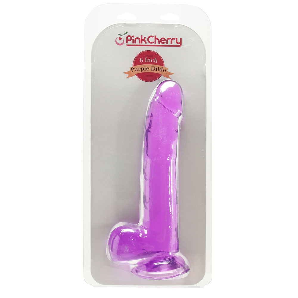 PinkCherry 8 Inch Purple Dildo