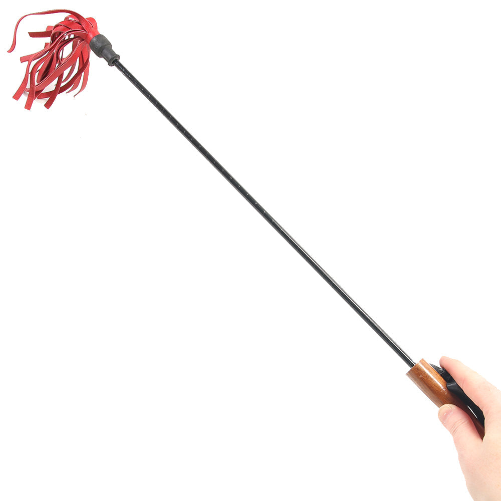 Riding Crop with Wooden Handle