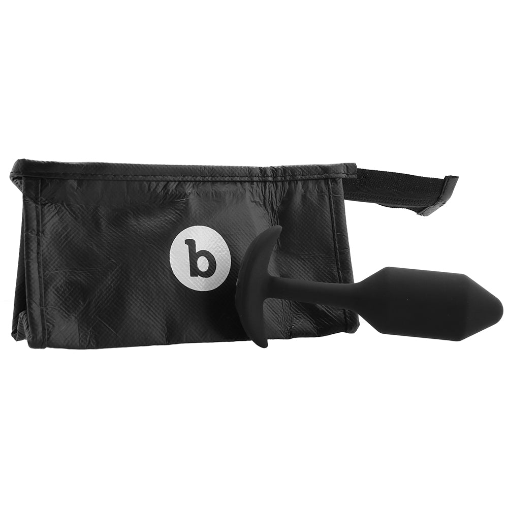 Vibrating Weighted Silicone Snug Plug