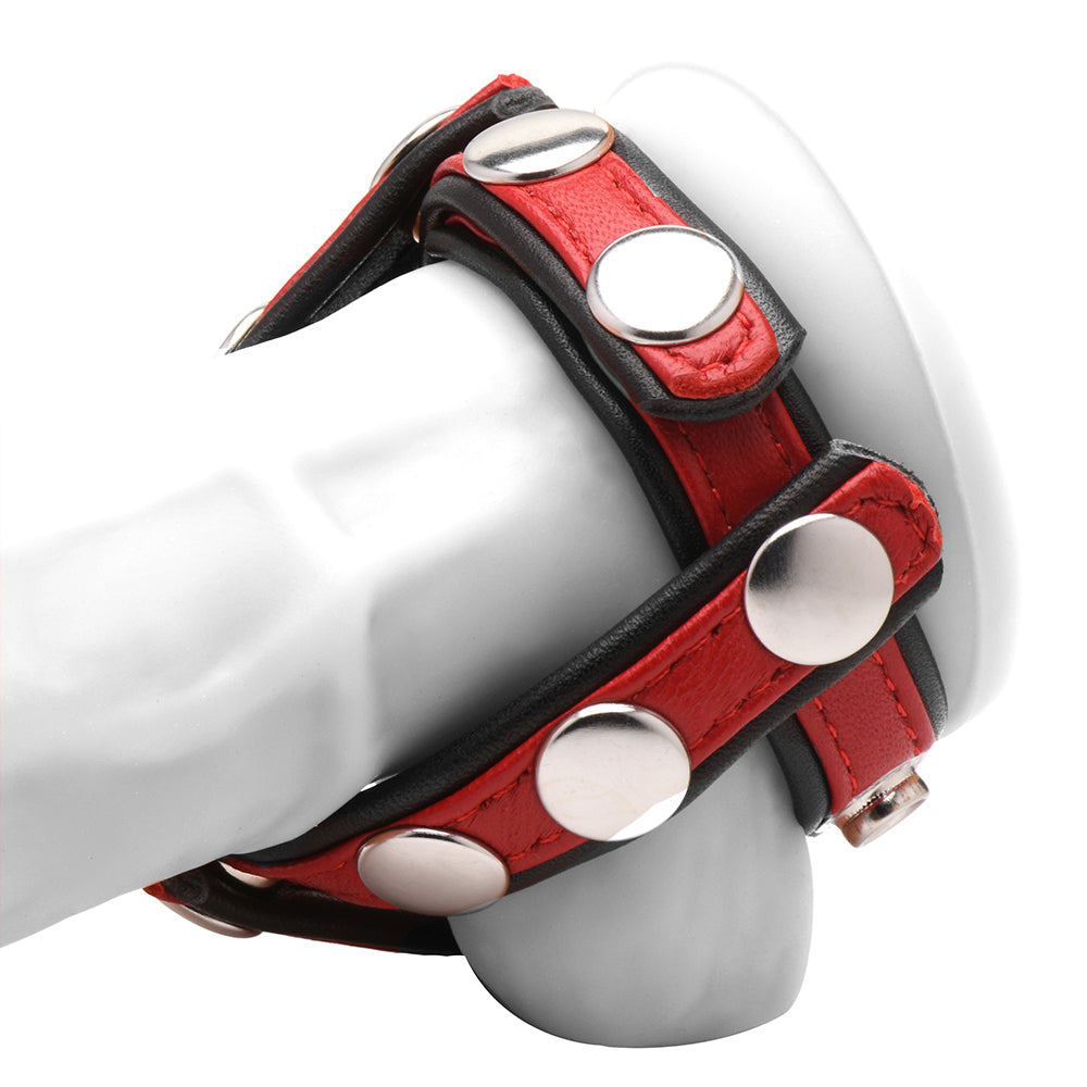 Strict Cock Gear Leather Snap-On Harness