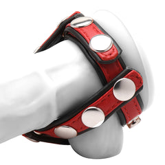 Strict Cock Gear Leather Snap-On Harness