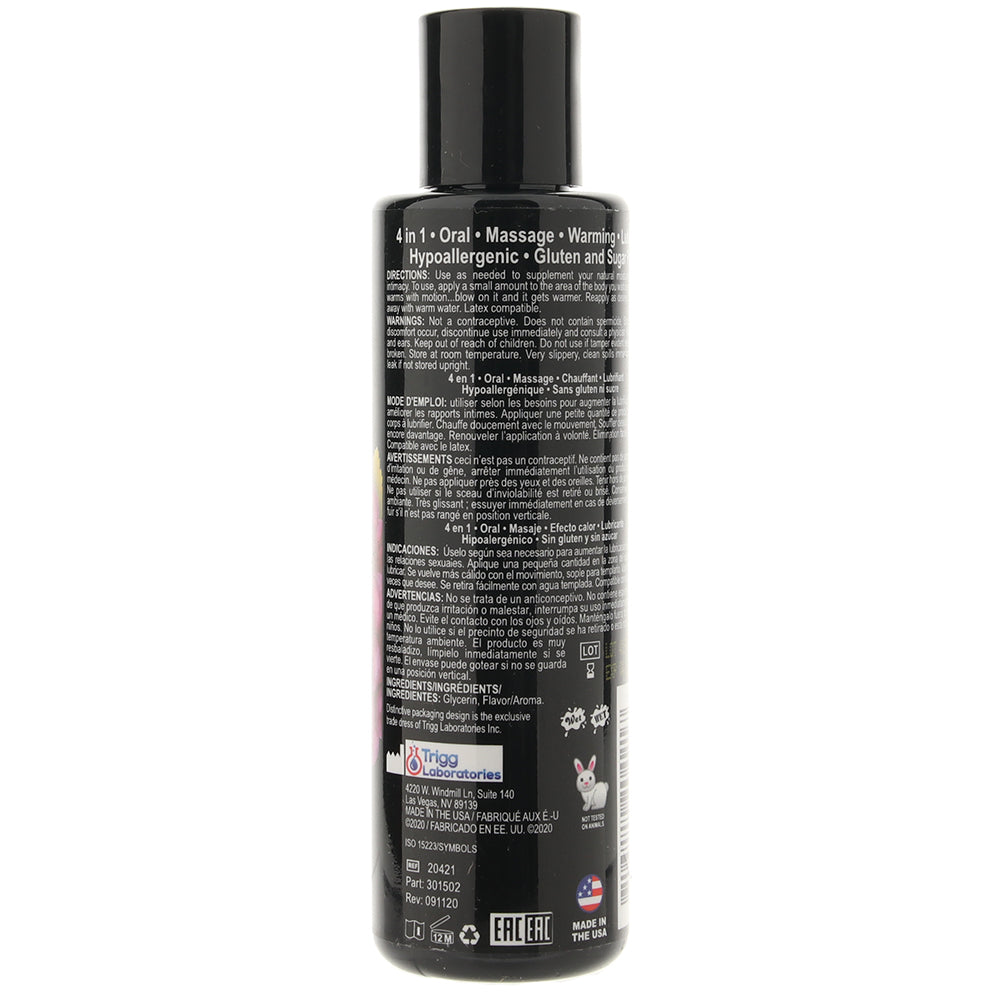 Fun Flavors Warming Lube 3oz/89ml