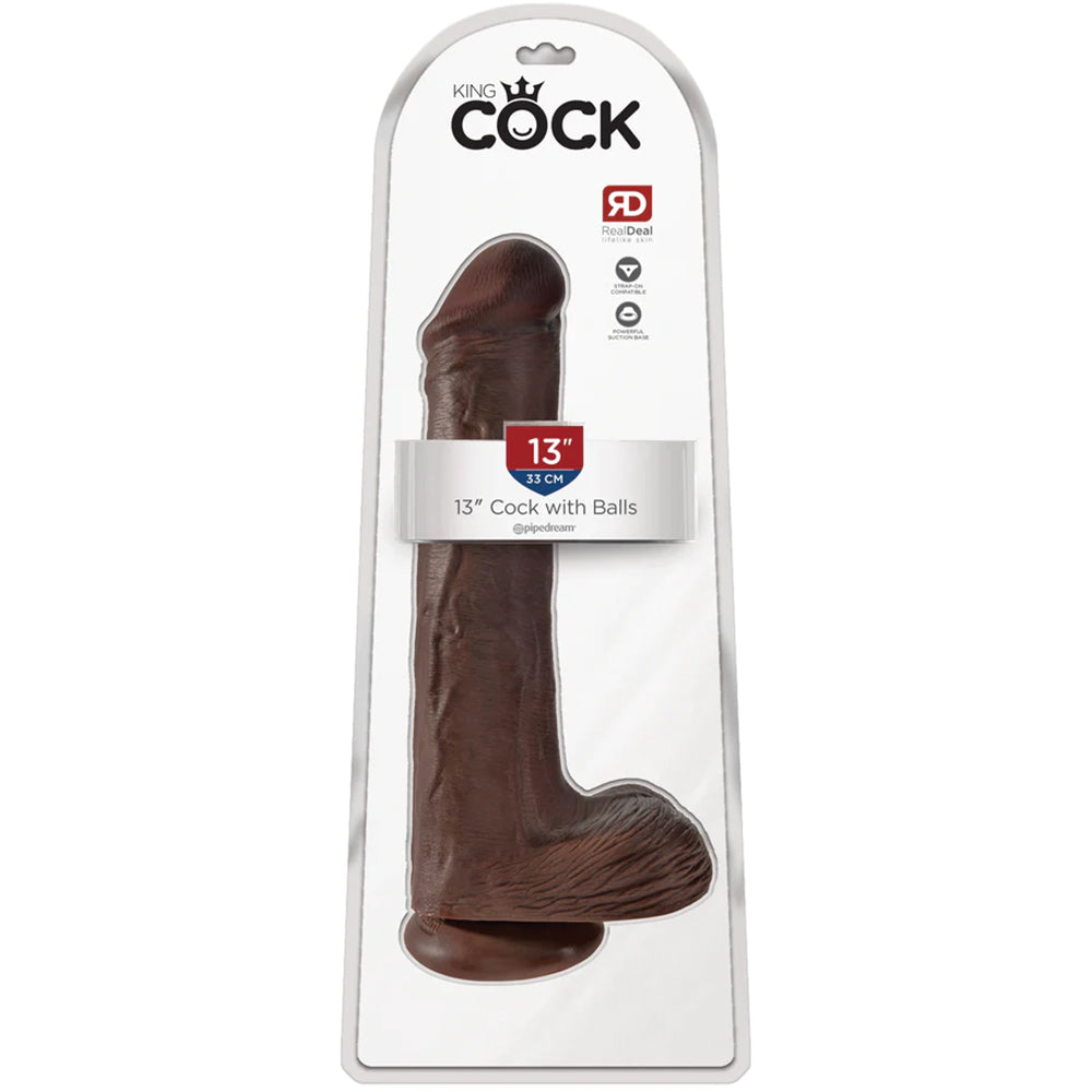 King Cock 13" Cock with Balls