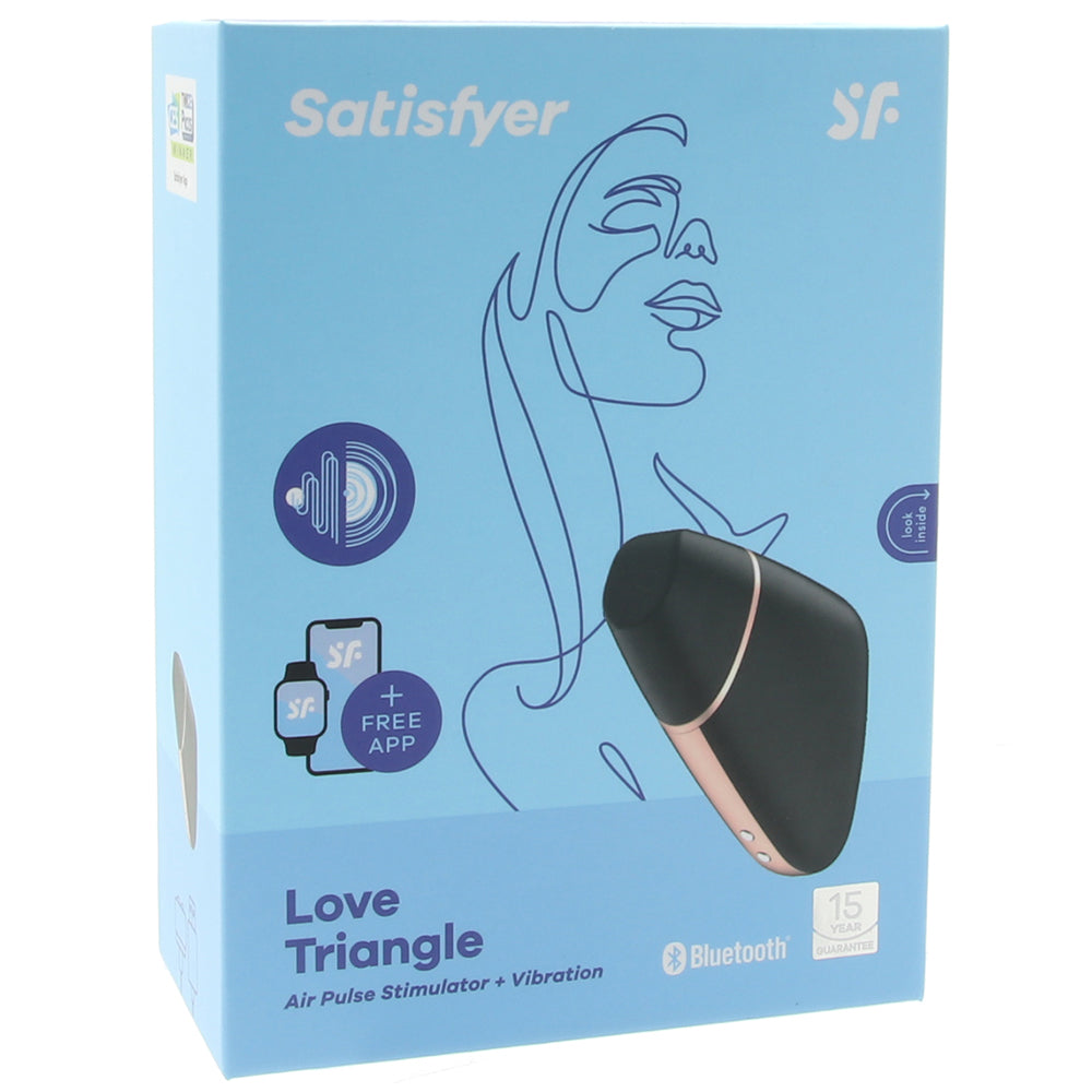 Love Triangle Air Pulse Stimulator + Vibration