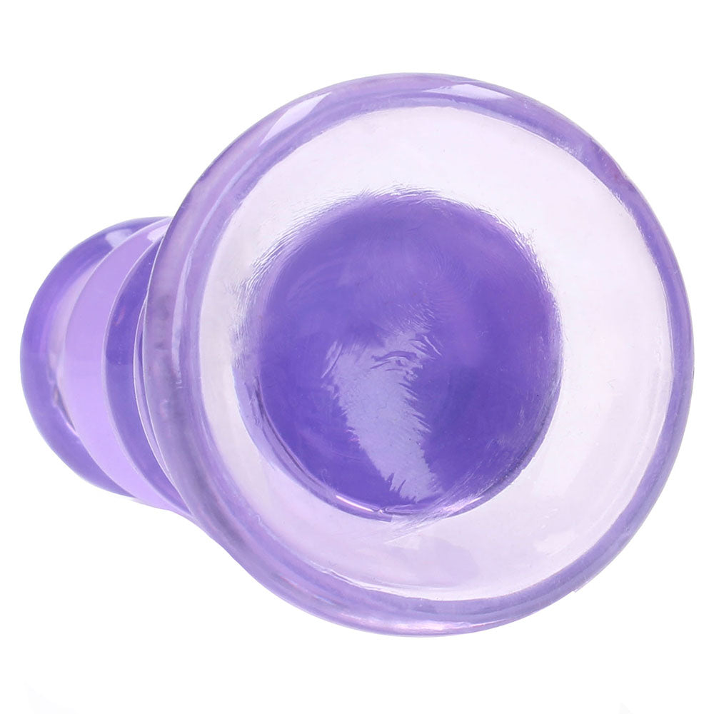 RealRock Crystal Clear Jelly 5.5 Inch Curvy Dildo