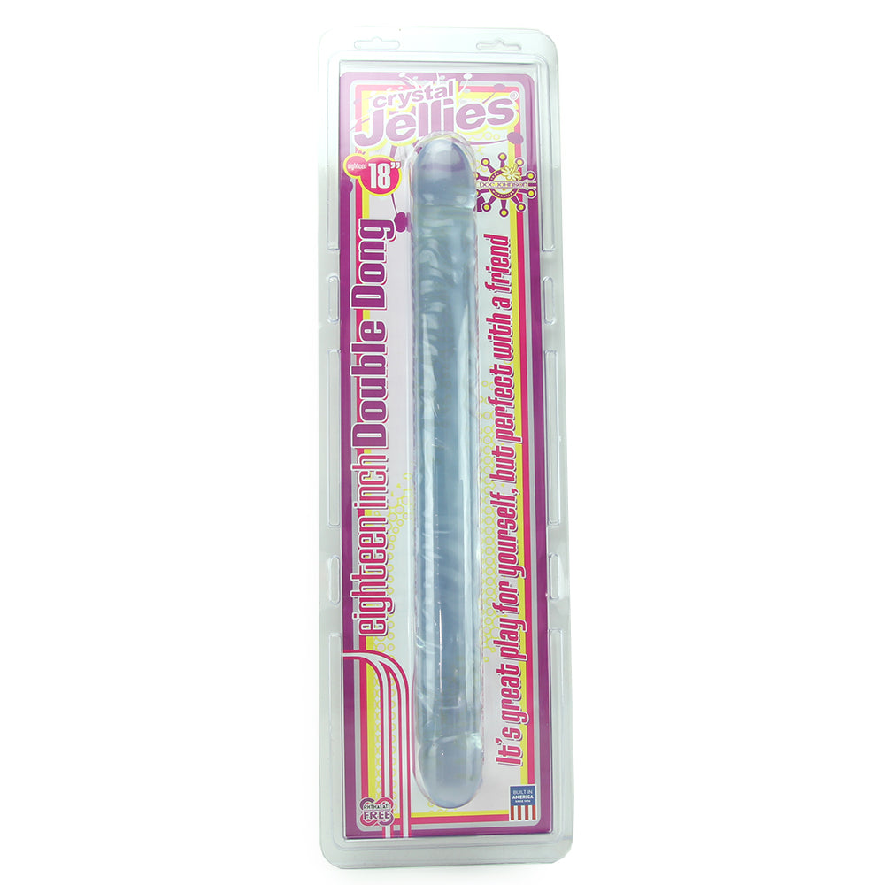 Crystal Jellies 18 Inch Double Dong