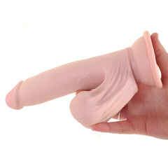 King Cock Plus 7 Inch 3D Cock with Swinging Balls