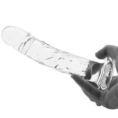 Blown Medium 7 Inch Realistic Glass Dildo