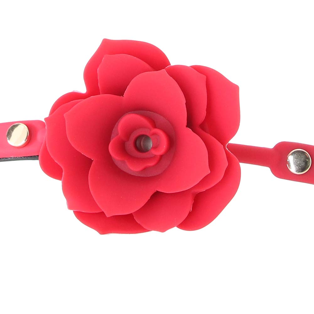 Secret Kisses Bloom Rose Ball Gag