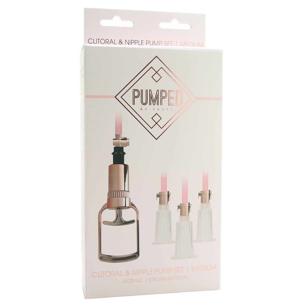 Pumped Rose Gold Clitoral & Nipple Pump Set