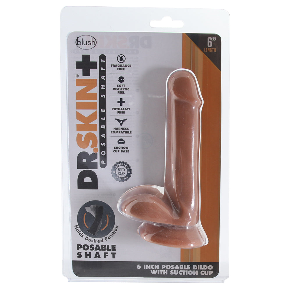 Dr. Skin Plus 6 Inch Posable Dildo