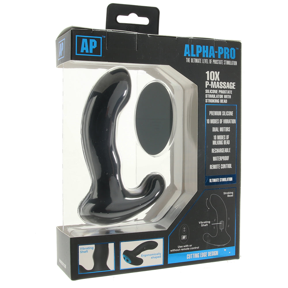 Alpha-Pro 10X Stroking Prostate Massager