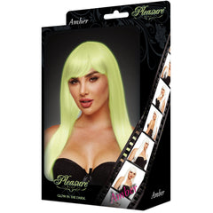 Amber Glow in the Dark Wig