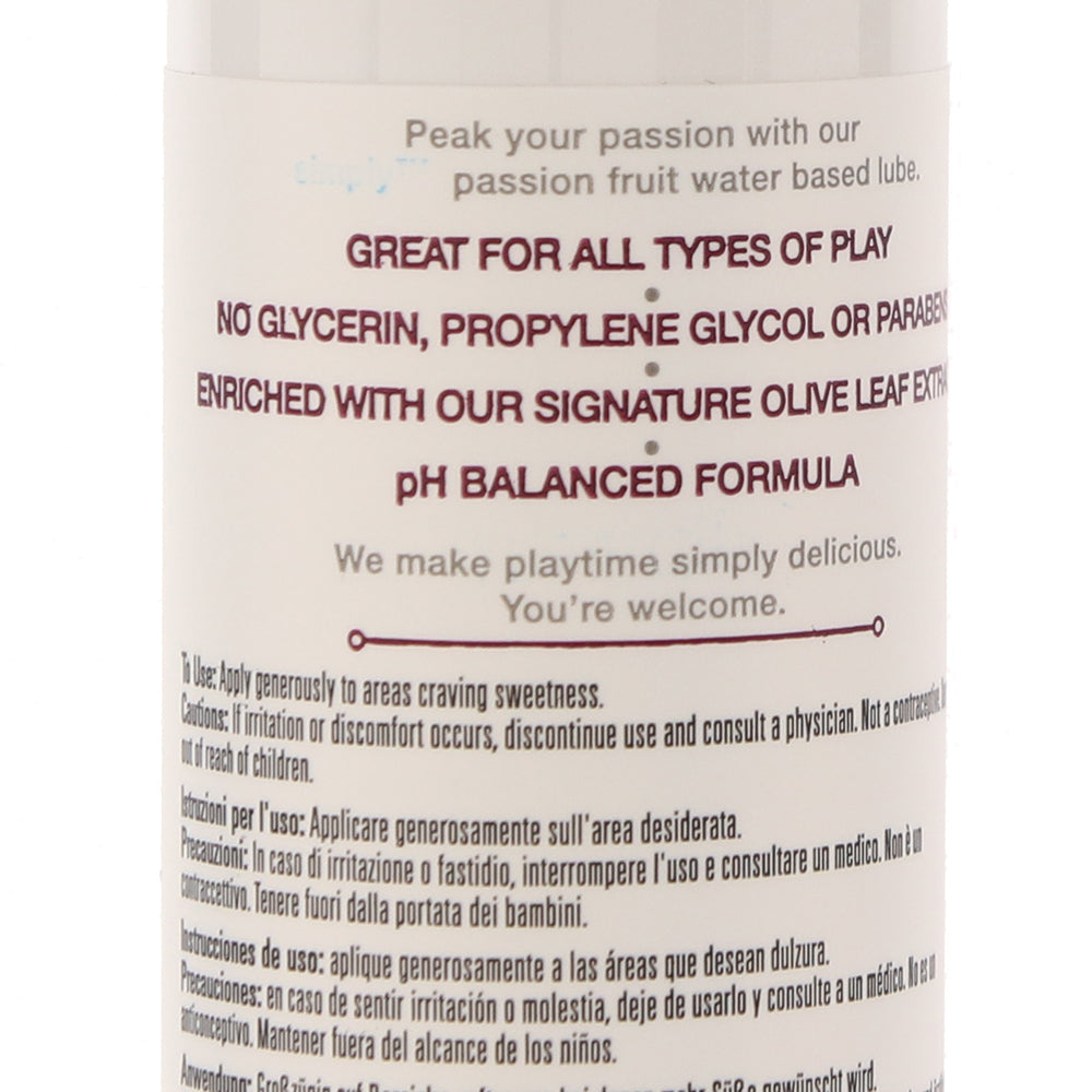 Simply Passion Fruit Flavored Lube